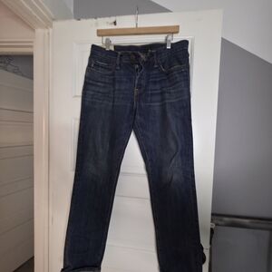 Abercrombie & Fitch Dark Blue Straight Jeans